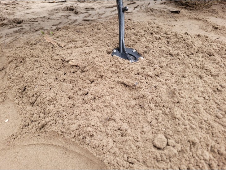 SM MotoFeet side stand extension for Kawasaki ZZR 1400/ ZX-14 2006-2023