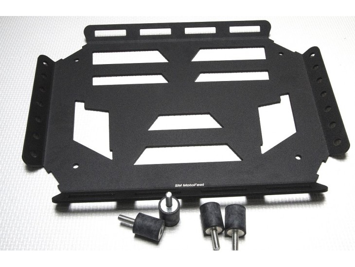 Motorcycle luggage rack