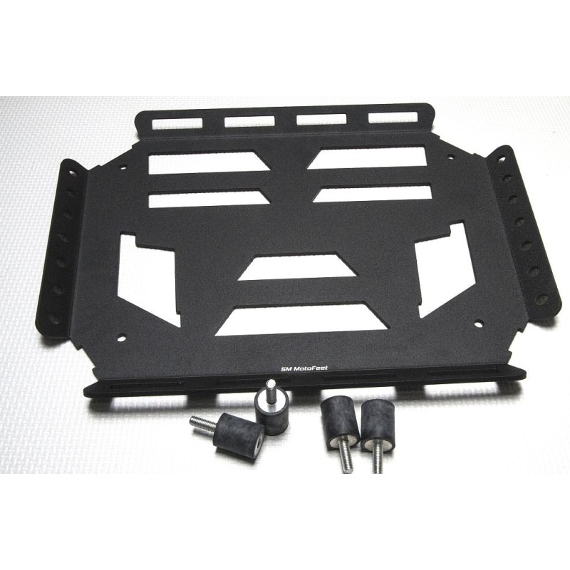 Motorcycle luggage rack