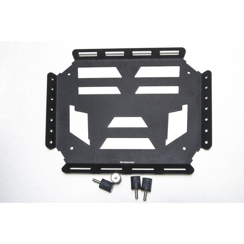 Motorcycle luggage rack