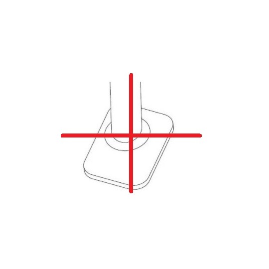 Poszerzenie stopki bocznej SM MotoFeet do BMW R1100GS 1993-1999 V2 +9mm