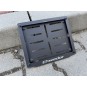 Motorcycle license plate mounting frame with custom engraving