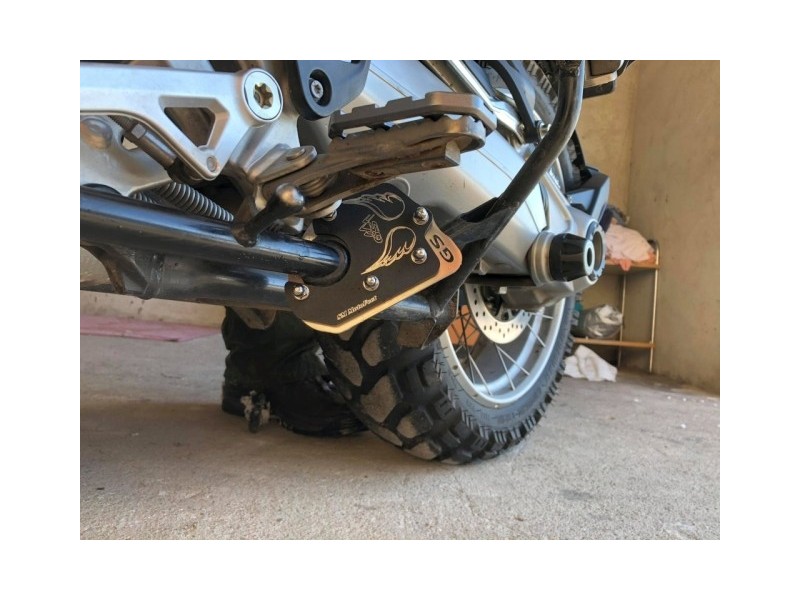 SM MotoFeet side stand extension for BMW R1200/1250GS K50 with lowering 2011-2023