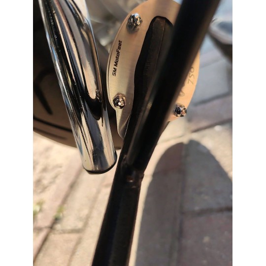 Poszerzenie stopki bocznej SM MotoFeet do Yamaha XV750 VIRAGO 750 1988-1998