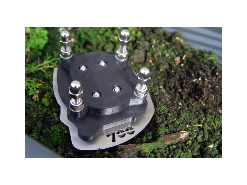 SM MotoFeet side stand extension for Honda XL700V Transalp 2008-2011 +12mm