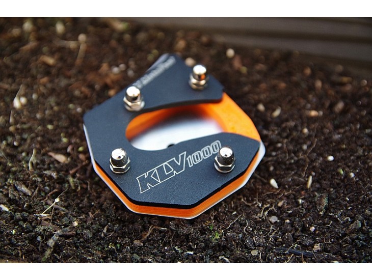 SM MotoFeet side stand extension for Kawasaki KLV 1000