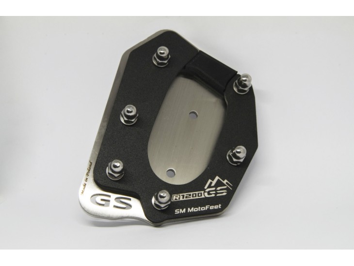 SM MotoFeet side stand extension for BMW R1200GS K255 Adventure 2005-2013 V2