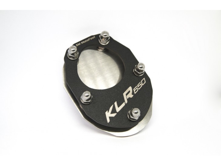 SM MotoFeet side stand extension for Kawasaki KLR 650 1990-2007