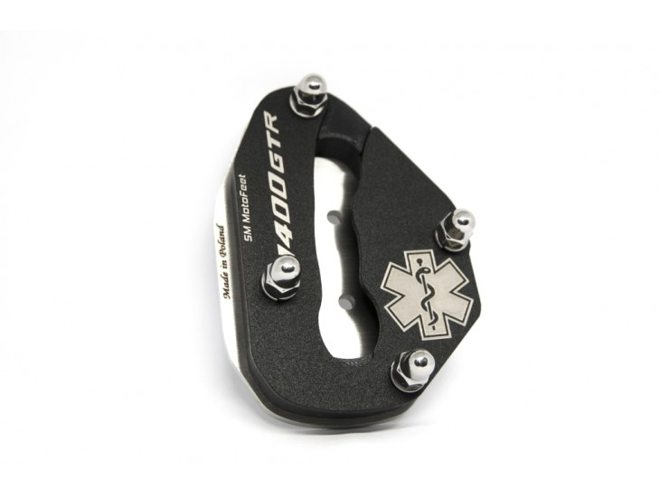 SM MotoFeet side stand extension for 1400 GTR 2007-2022