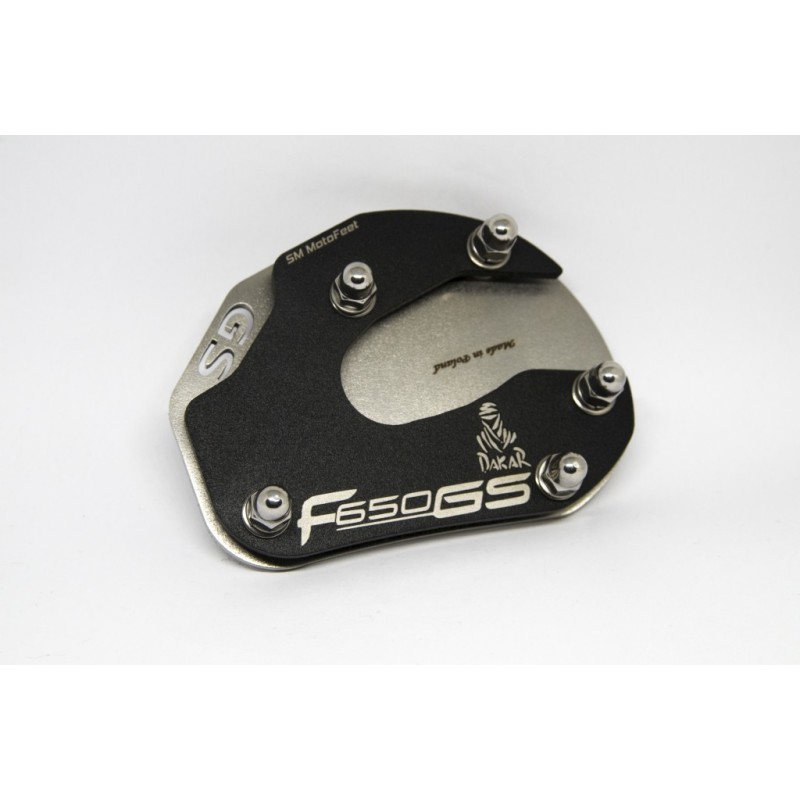 SM MotoFeet side stand extension for BMW F650GS Dakar 1999-2007