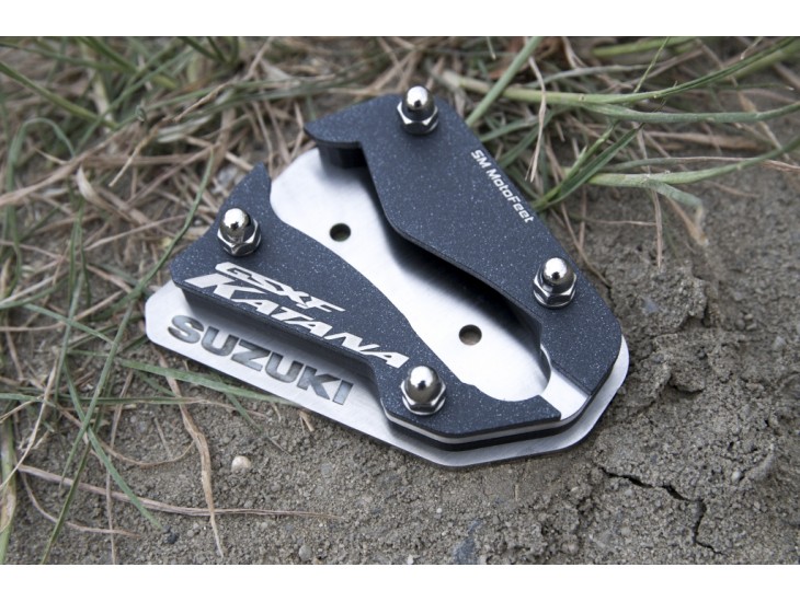 SM MotoFeet side stand extension for Suzuki GSX 750F Katana 1989-2006