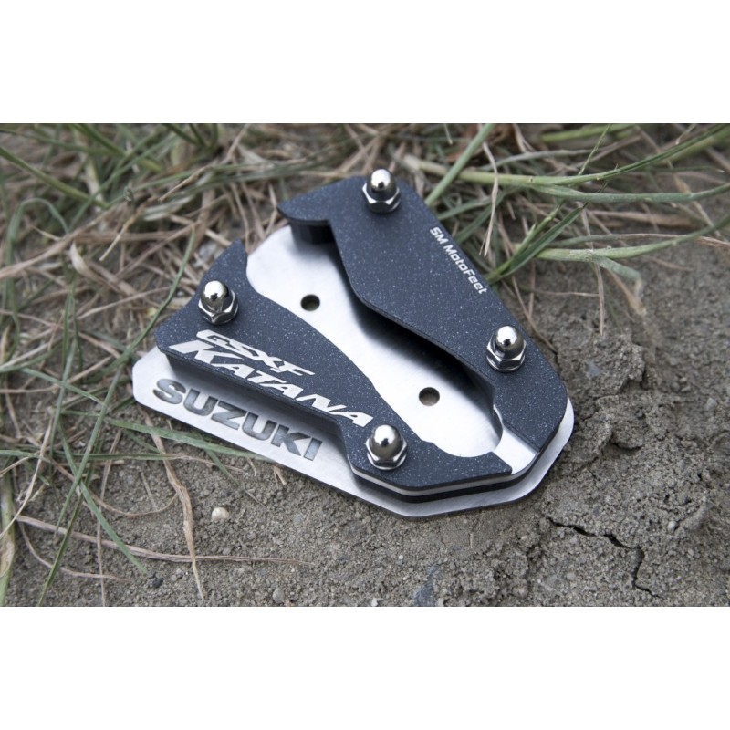 SM MotoFeet side stand extension for Suzuki GSX 750F Katana 1989-2006