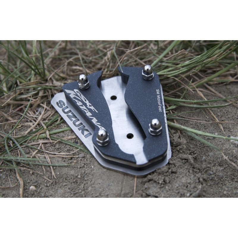 SM MotoFeet side stand extension for Suzuki GSX 750F Katana 1989-2006