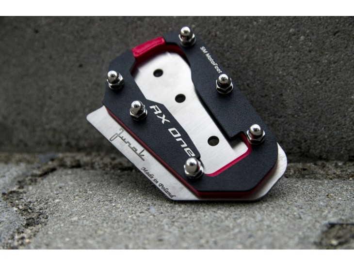 SM MotoFeet side stand extension for Junak RX One 125 2019-2023