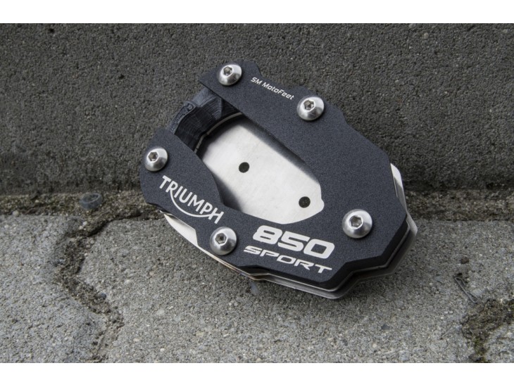 SM MotoFeet side stand extension for Triumph Tiger 850 Sport 2020-2023