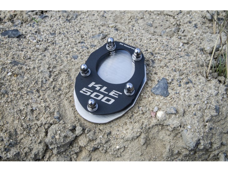 SM MotoFeet side stand extension for Kawasaki KLE 500 1991-2004