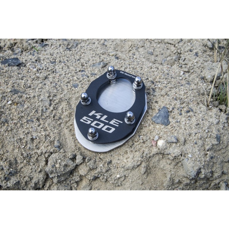 SM MotoFeet side stand extension for Kawasaki KLE 500 1991-2004