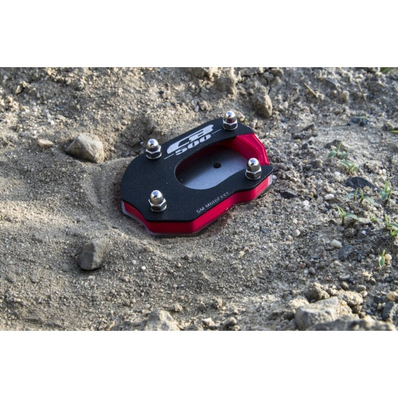 SM MotoFeet side stand extension for CBR 500 R 2013-2022