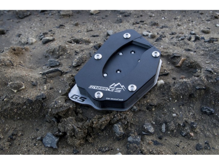 SM MotoFeet side stand extension for BMW R1200GS K25 2002-2013 +13mm