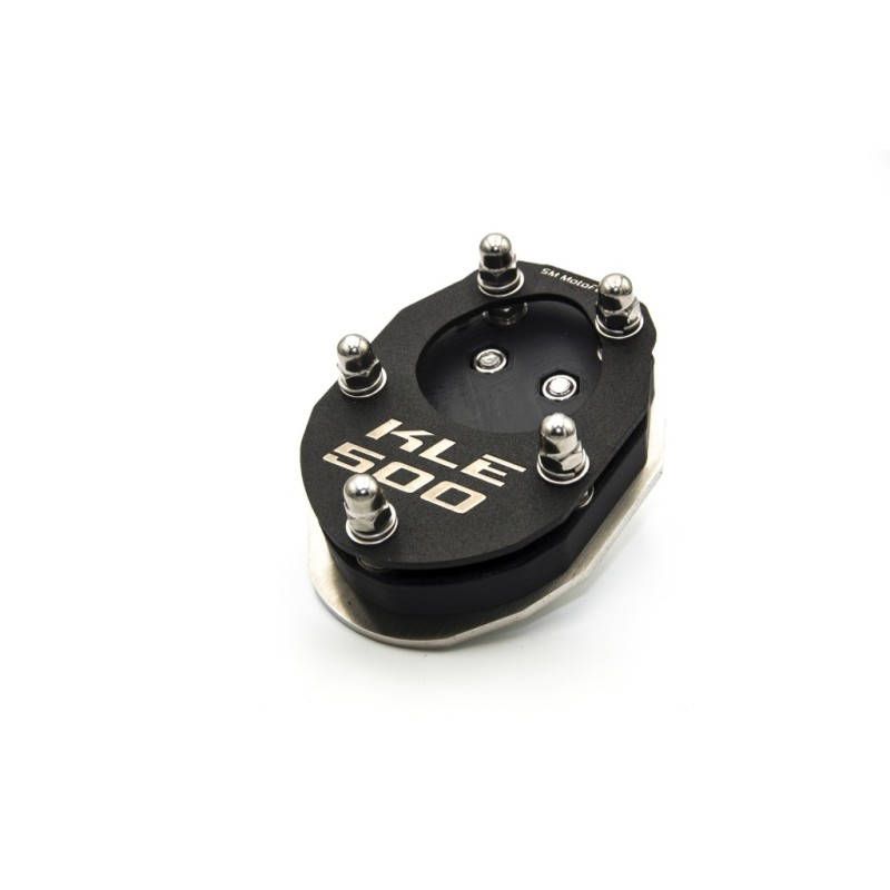 SM MotoFeet side stand extension for Kawasaki KLE 500 +13mm 1991-2007