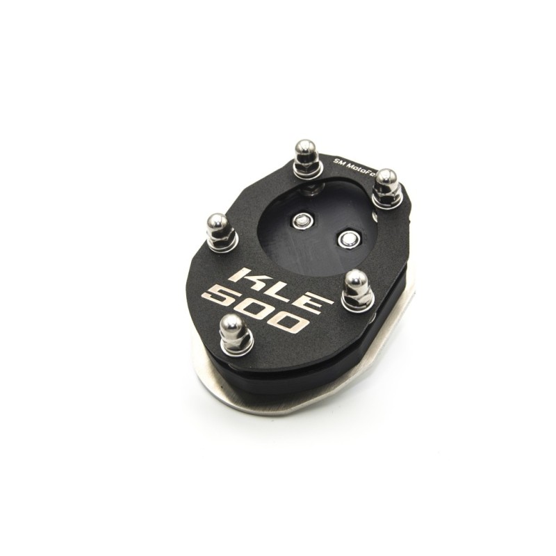 SM MotoFeet side stand extension for Kawasaki KLE 500 +13mm 1991-2007